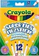 Crayola - Loisir Créatif - 12 Feutres À Dessiner Lavables Couleurs Vives