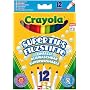 Crayola 03.7509DM - 12 Supertips Filzstifte einfach auswaschbare