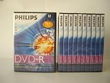 Philips 16X 4.7GB DVD-R 10PK Movie Box