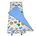 Wildkin Original Nap Mat with Pillow for Toddler Boys and Girls, Measures 50 x 20 x 1.5 Inches, Ideal for Daycare and Preschool, Mom's Choice Award Winner, BPA-Free, Olive Kids (Game On)