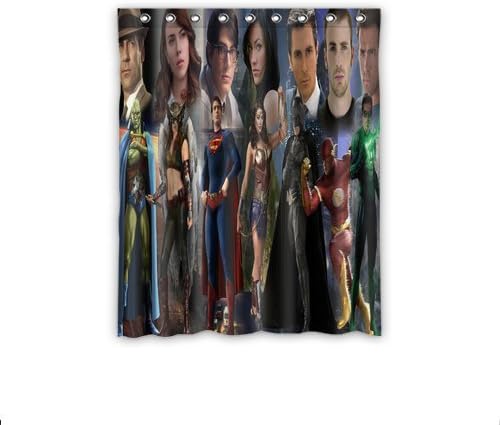 Daniellestore Custom Justice League Window Curtain Drapery/Panels/Treatment Polyester Size 52w x 63h inches(One Piece)
