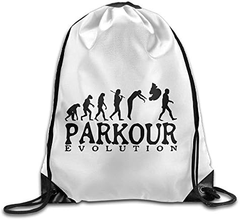 Parkour Evolution Extreme Sports Drawstring Backpack Sport Bag