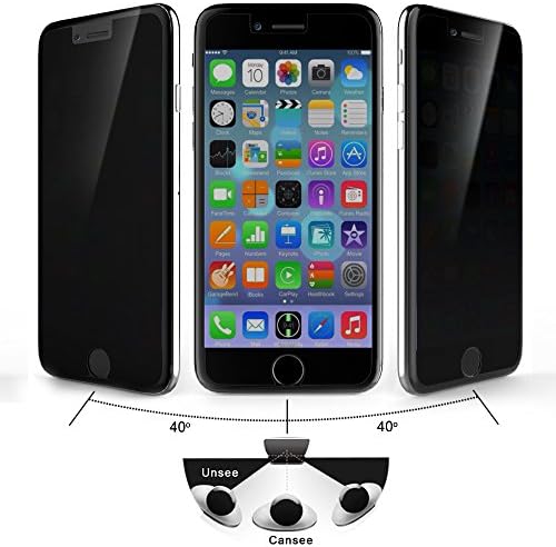 Tempered Glass, Privacy Anti-spy Screen Protector for iPhone 6, 4.7