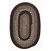 Deerfield Seal Brown Braided Indoor/Outdoor Rug Size: Oval 7' x 9'