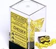 Chessex Translucent Yellow 7 piece dice set