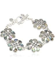 Lucky Brand Tahitian Floral Toggle Bracelet, 7.75"