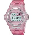 Casio Women's Baby-G Pink Jelly Shock Resistant Sports Watch #BG169-4V