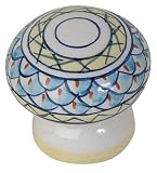 Atlas Homewares 3160-06 1-3/4-Inch Tuscany Collection Luca Hand painted Ceramic Knob, Ceramic