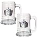 Los Angeles Kings NHL 2pc 15oz Glass Tankard Set- Primary Logo