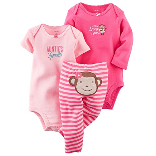 Carter's Baby Girls' 3 Piece Take Me Away Set (Baby)
