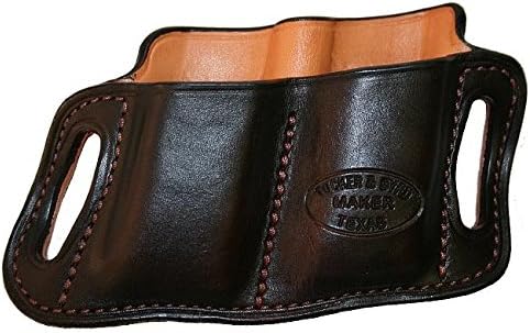 R/H Tucker and Byrd #2 Double Mag Pouch - Glock 42 Black