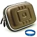 VG EVA Camera Case (Gun Metal) for Casio Exilim EX-ZR300 / EX-ZS150 / EX-ZS20 / EX-ZS6 / EX-ZS12 / EX-ZR15 / EX-ZS15 / EX-H30 / EX-ZR100 / EX-ZS10 / EX-ZS5 / EX-H20G / EX-ZR10 / EX-Z2300 / EX-Z16 / EX-H5 / EX-FH100 / EX-H15 / EX-Z2000 / EX-G1 / EX-FC150 / EX-H10 / EX-FC100 / EX-S12 Point and Shoot Digital Cameras + SumacLife TM Wisdom Courage Wristband