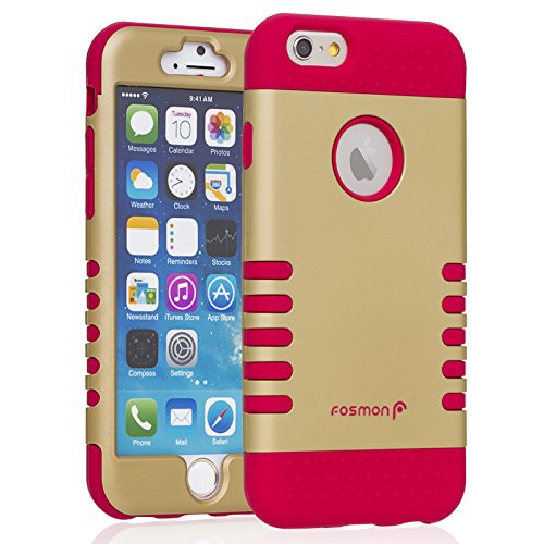 Fosmon HYBO-VAULT Slim Fit Dual Layer Front and Back Hybrid Case for Apple iPhone 6/6s (4.7