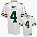 Brett Favre Green Bay Packers Premier White Jersey with #4 from Reebok