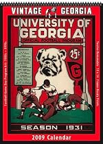 Georgia Bulldogs 2009 Vintage Football Program Calendar
