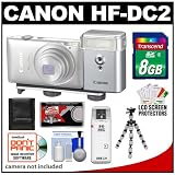 Canon HF-DC2 High-Power Flash & Bracket with 8GB Card + Flex Tripod + Accessory Kit for PowerShot G1 X, G12, S100, SX40 HS, SX260 HS, SX230 HS, SX150 & SX130 IS Digital Cameras