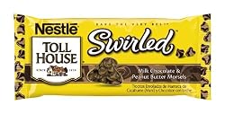 Nestle Toll House Milk Chocolate & Peanut Butter Swirled Morsels, 10-Ounce Packages (Pack of 12)