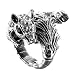 Rosie Fox Squirrel Wrap Crystal Ring