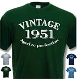 1951 VINTAGE YEAR - 61 Geburtstagsgeschenk / Gegenwart T-Shirt