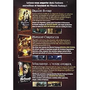 3 grands films d'Heroic Fantasy : Wolfhound + Midnight Chronicles + Dragon Sword