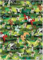 Ben 10 - Giftwrap (2 sheets folded) and tags (2)
