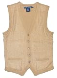 Ralph Lauren Women Fashion Buttoned Down V-Neck Vest
