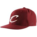 NBA adidas Cleveland Cavaliers Wine Basic Logo Fitted Hat (7)
