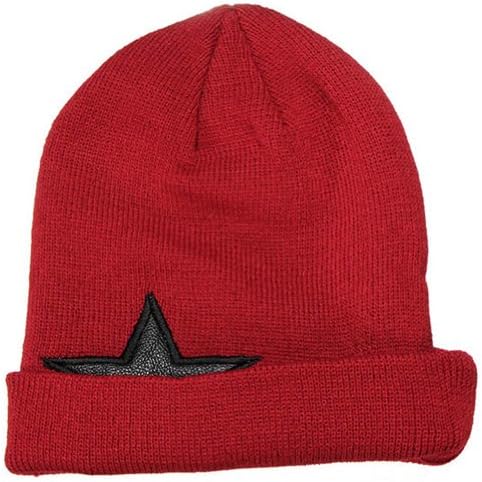 Women Men Knitted Hat Red