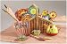 Tea Set for 4 in a Wicker Picnic Hamper