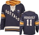 Gilbert Perreault Old Time Hockey NHL Lace Hooded Alumni Buffalo Sabres Jersey