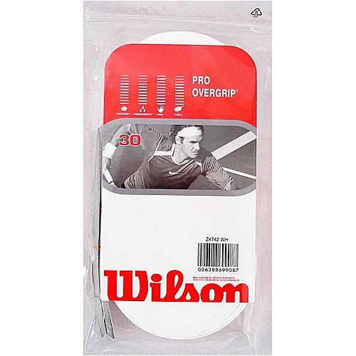 Wilson Pro Overgrip REEL (30 pack) Color: White