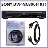 Sony DVP-NC800H/B HDMI Progressive Scan 5-Disc DVD Changer in Black + DVD Accessory Kit