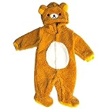 【リラックマ】着ぐるみ足袋付カバーオール／シープボア★ウインターアイテム★★ベビー用品★＜リラックマ／５０-６０ｃｍ＞