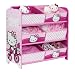 Worlds Apart 471HEK01 Hello Kitty Kommode mit 6 Aufbewahrungsboxen