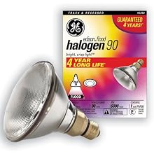 GE 16358 90-Watt PAR38 Edison Halogen Floodlight