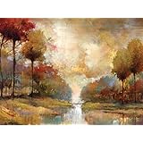 Portfolio Canvas Decor Large Printed Canvas Wall Art Painting, 30 by 40-Inch, Fond Memory, Framed and Stretched Ready to Hang