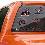 Utep Miners Official Logo 11x17 Ultra Decal Window Cling