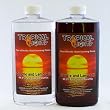 Candle & Lamp Oil (Set of 2) Black & Clear