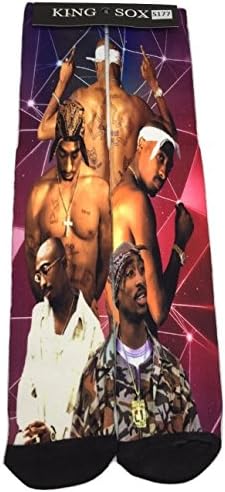 King Sox Sublimation Graphic Print Socks