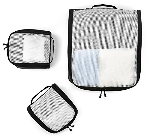 Simplefly 3 Piece Ultralight Packing Cubes- 1 Large and 2 Small Travel Organizer