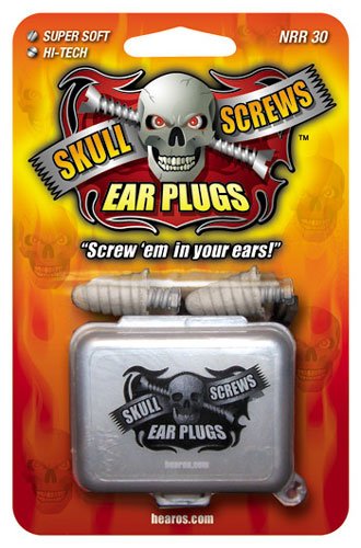 MusicalInstruments: Hearos Skull Screws Ear Plugs