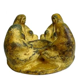 Circle of Friends Candle Holder - Pre-Colombian Indian Women