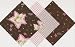 27 5" Chocolate Pink Sleepy Bear Quilt Cotton Fabric Squares