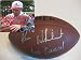 KEN WHISENHUNT ARIZONA CARDINALS,STEELERS,SUPER BOWL,SIGNED,AUTOGRAPHED,NFL FOOTBALL,COA PROOF