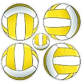 Peel and Stick Volleyball Stickers Decals Removable Wall Art