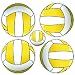 Peel and Stick Volleyball Stickers Decals Removable Wall Art