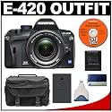 Olympus Evolt E-420 Digital SLR Camera with 14-42mm f/3.5-5.6 Lens + BLS-1 Battery + Cameta Bonus Accessory Kit