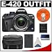 Olympus Evolt E-420 Digital SLR Camera with 14-42mm f/3.5-5.6 Lens + BLS-1 Battery + Cameta Bonus Accessory Kit