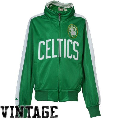 NBA Boys' Boston Celtics Track Jacket (Kelly Green, Medium)