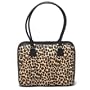 Brown 18" Leopard Canvas Bags
